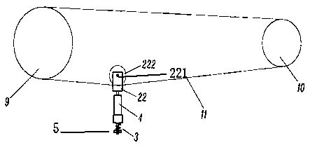 Chain wheel conveyor