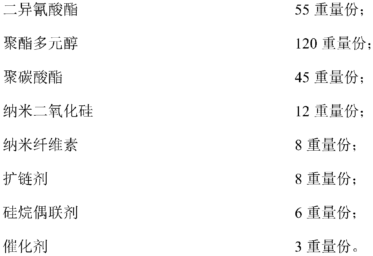 High-transparency thermoplastic polyurethane elastomer for film blowing and preparation method thereof