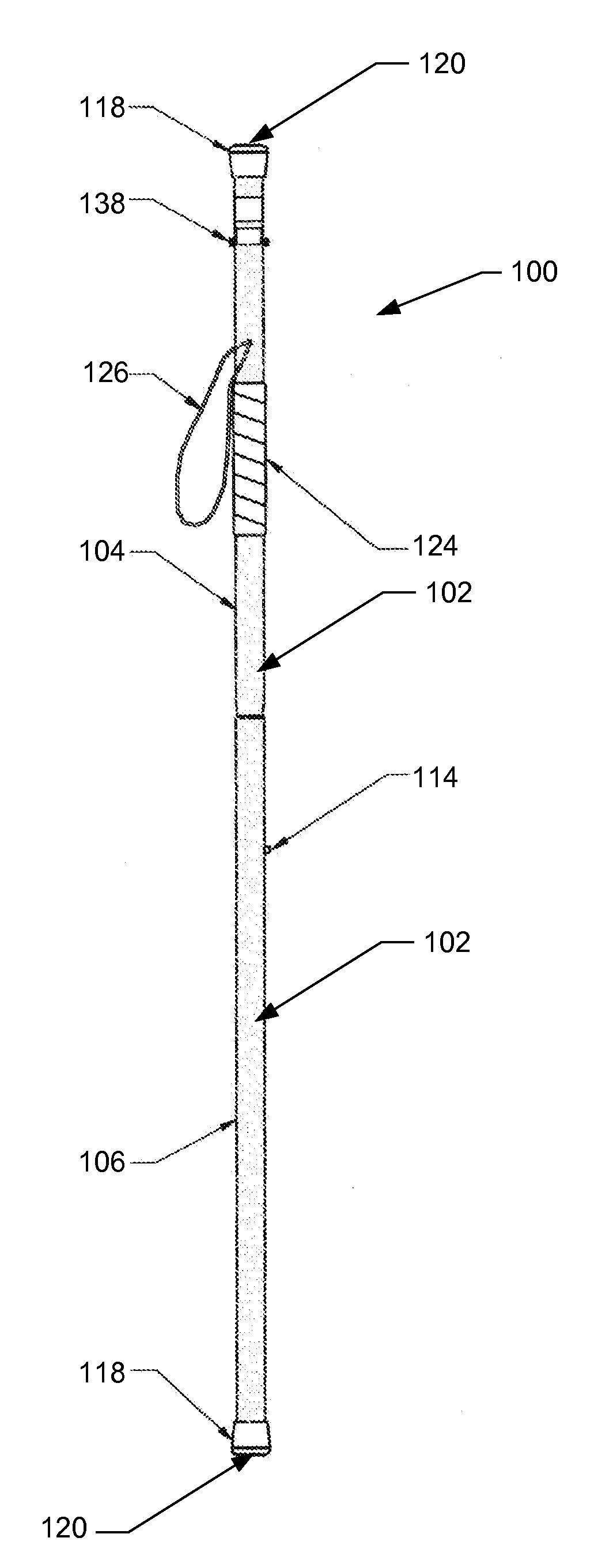 Hiking and survival staff