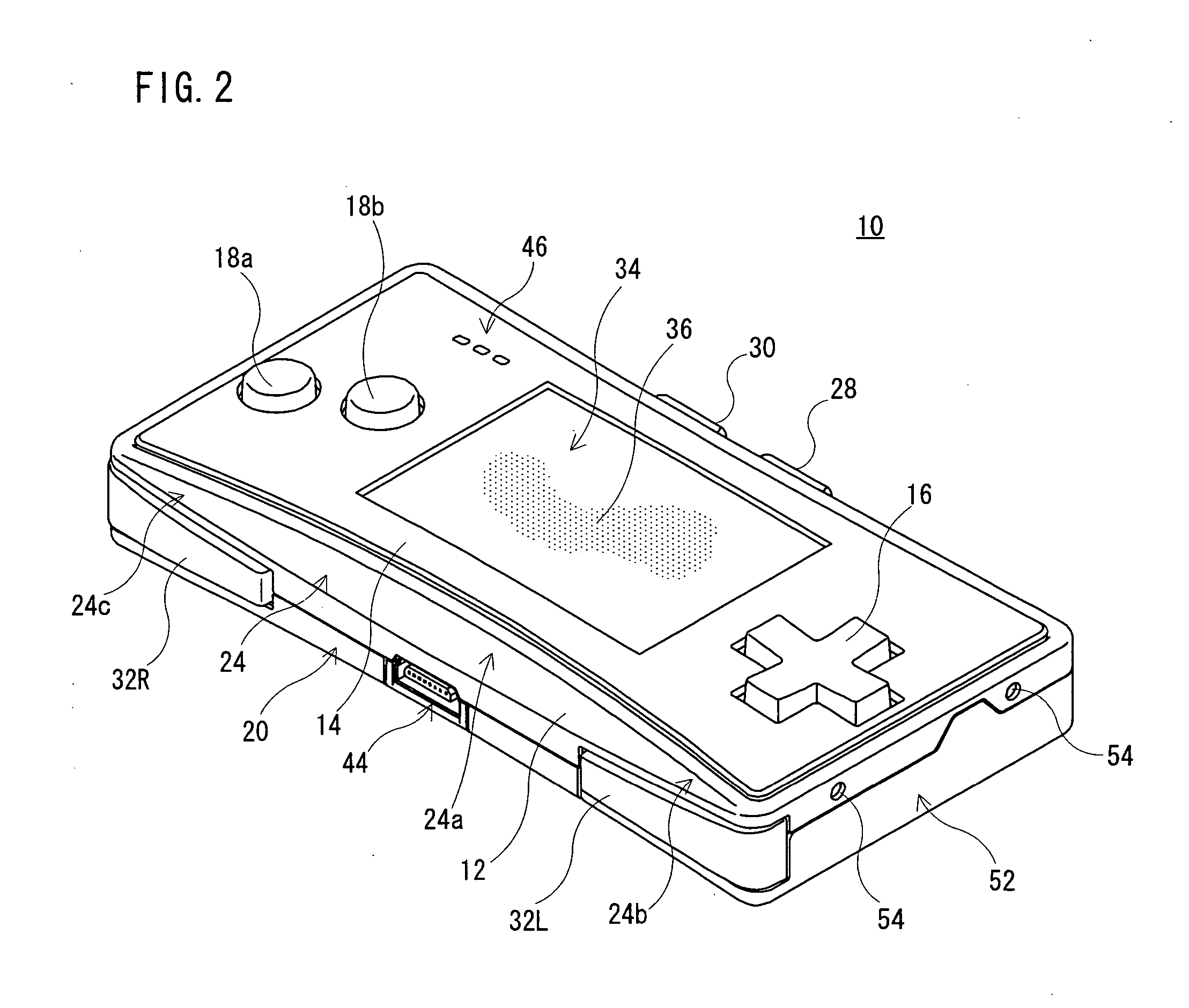 Operation device for game machine and hand-held game machine