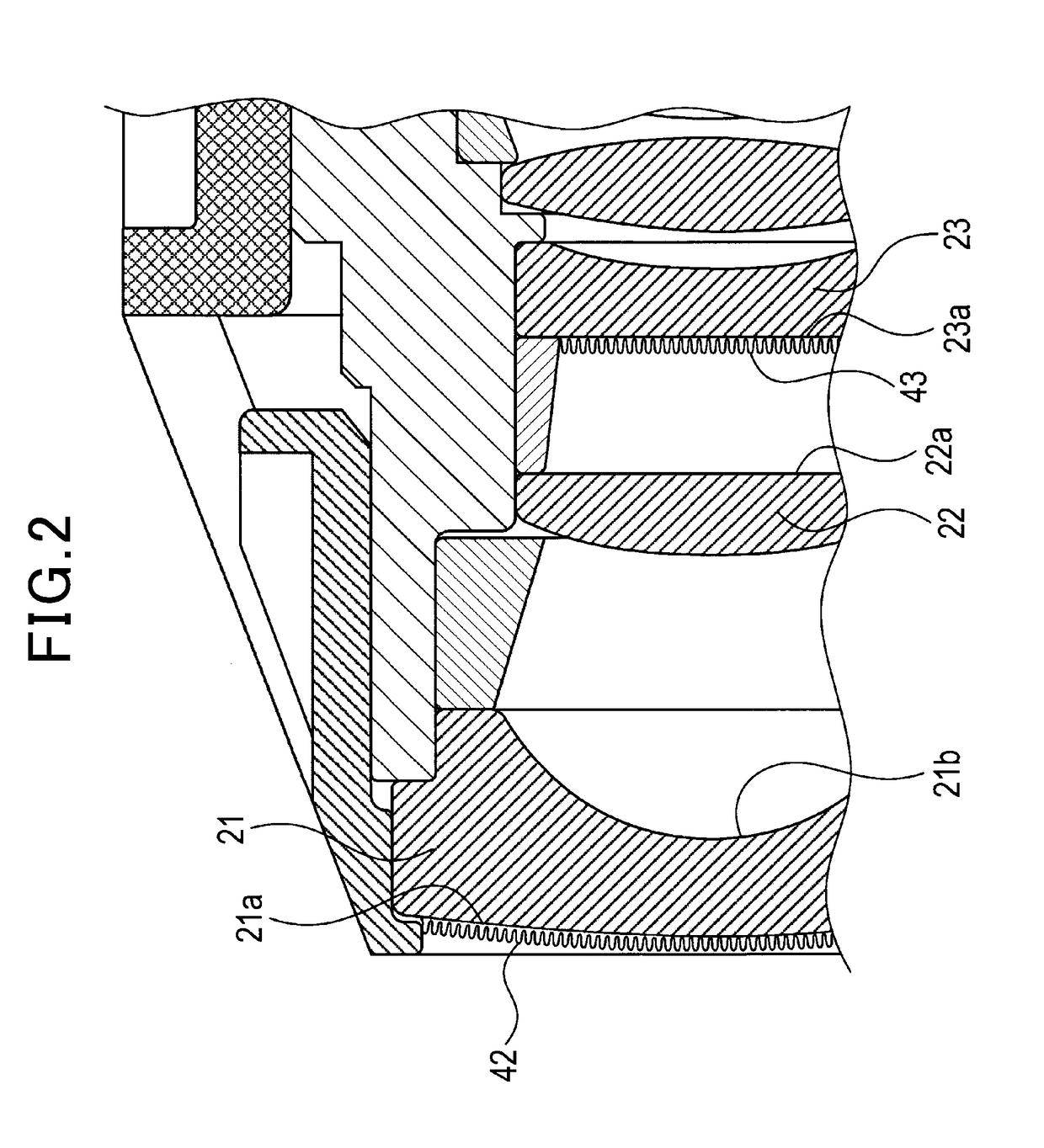 Imaging device provided with lens having moth-eye structure