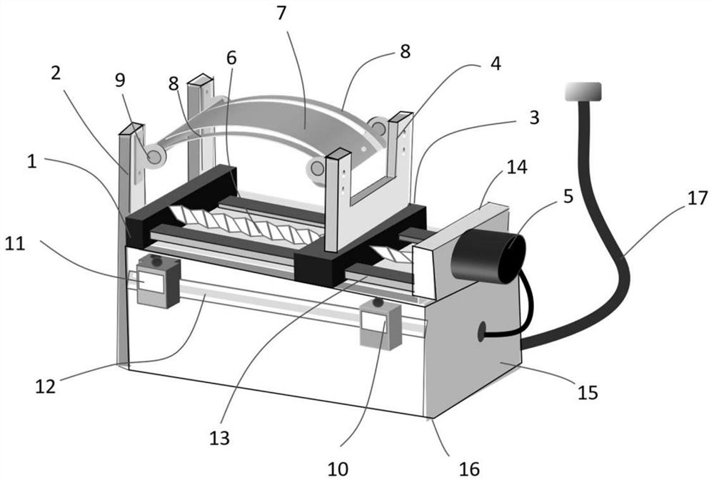 Electrical property real-time monitoring equipment during continuous bending of flexible electronic component