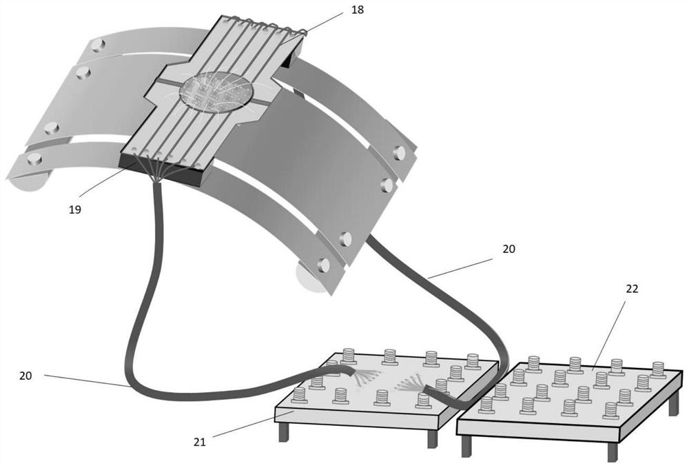 Electrical property real-time monitoring equipment during continuous bending of flexible electronic component