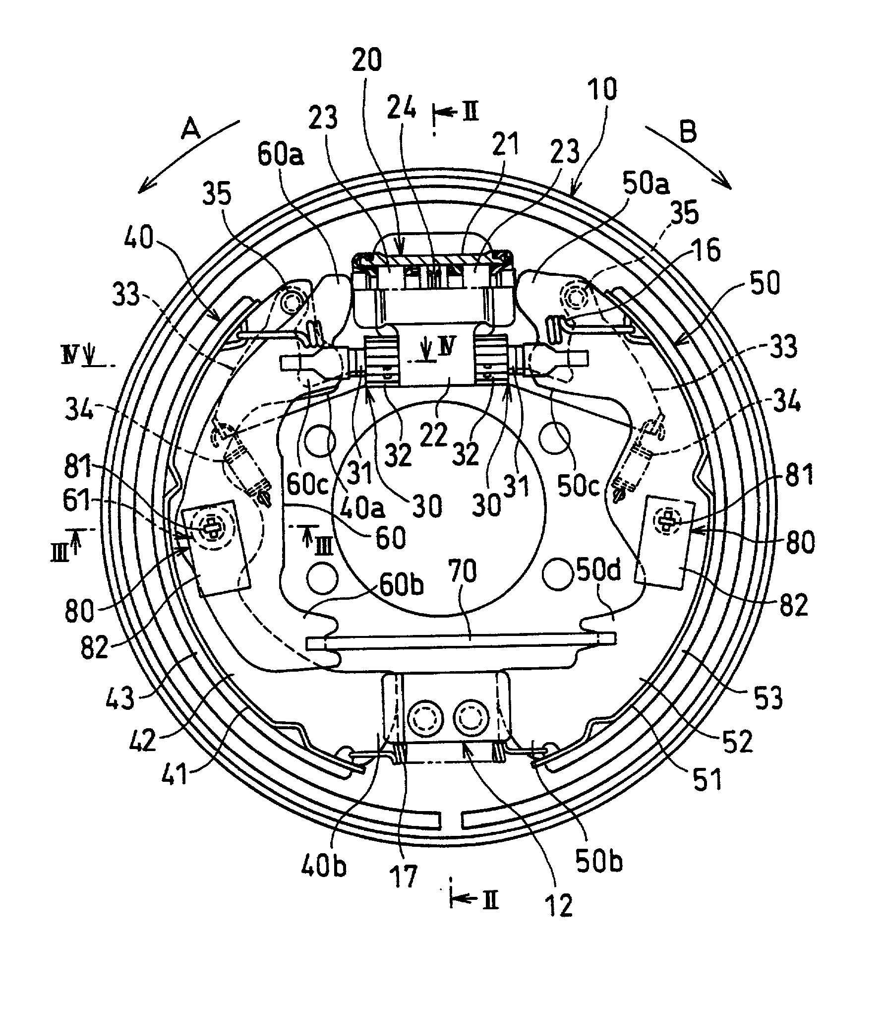 Drum brake device