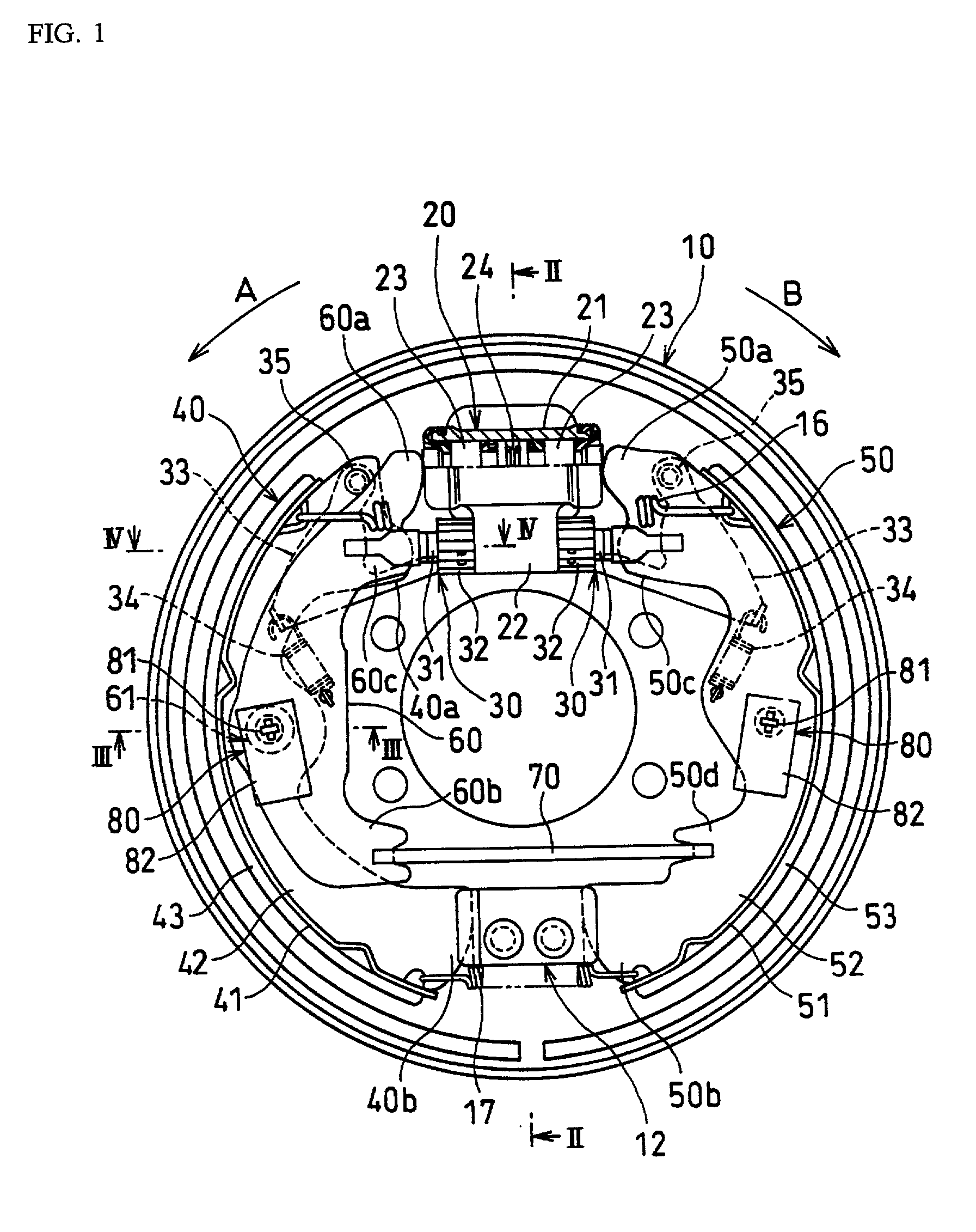 Drum brake device