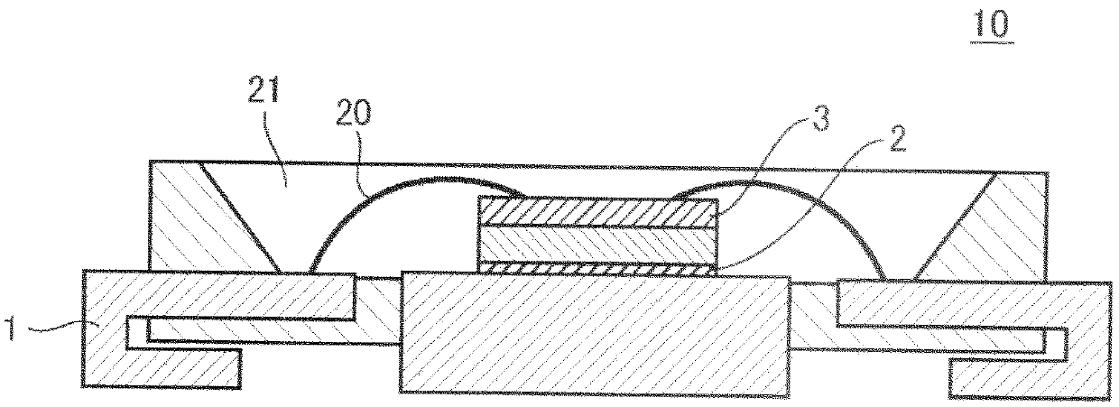 Semiconductor device, die attaching material, and method for manufacturing semiconductor device