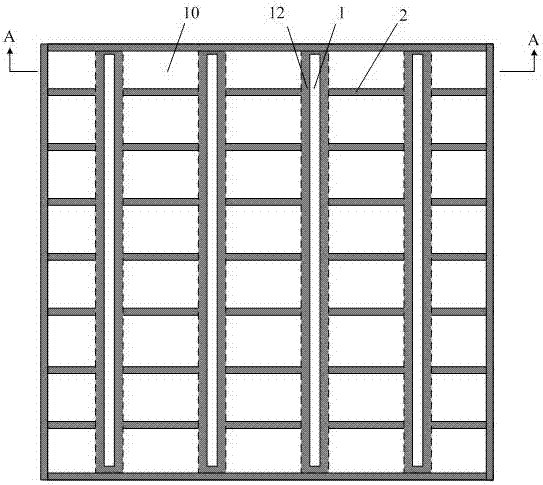 Back electrode structure of P-type PERC double-side solar cell and cell