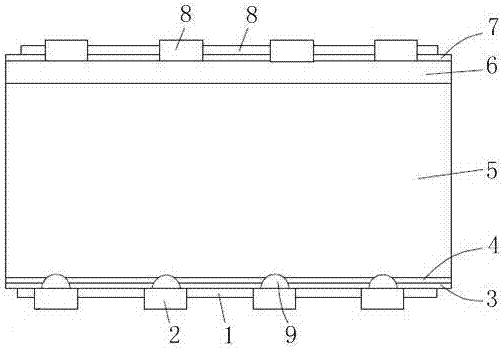 Back electrode structure of P-type PERC double-side solar cell and cell