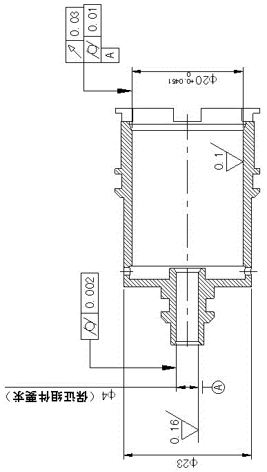 Method for processing steel member bush step holes with guaranteed coaxiality