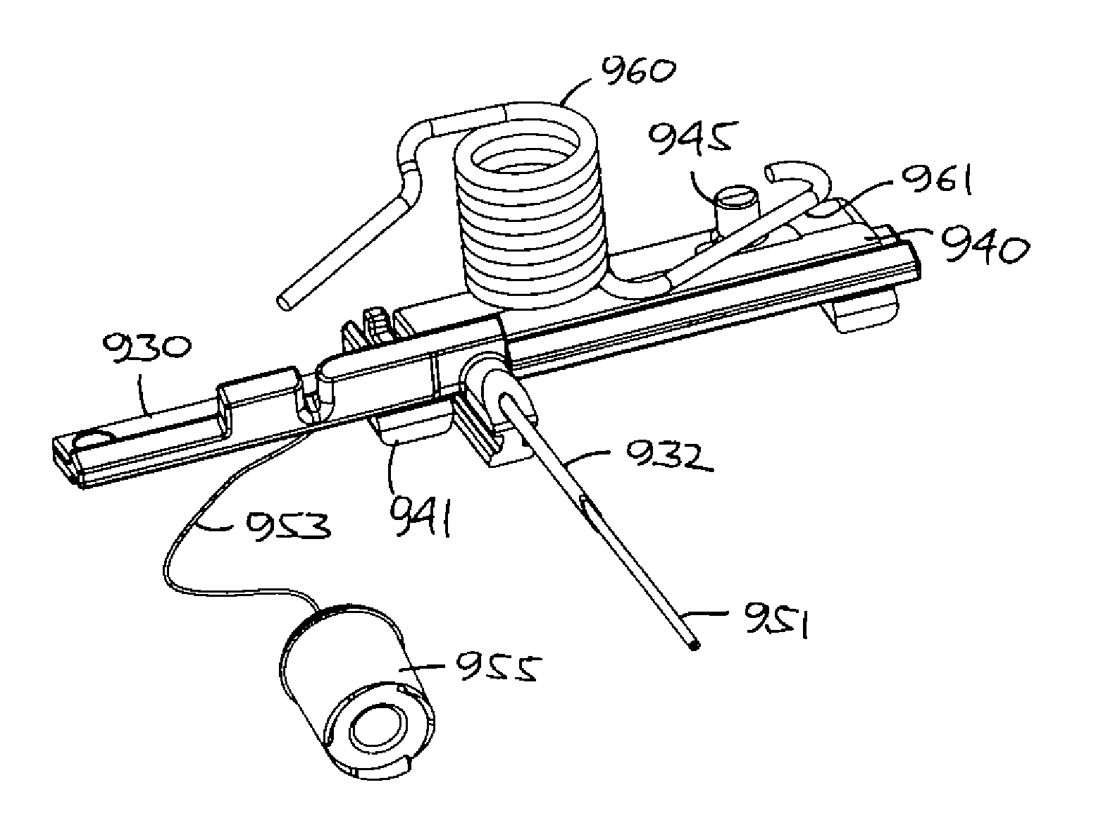 Transcutaneous device assembly