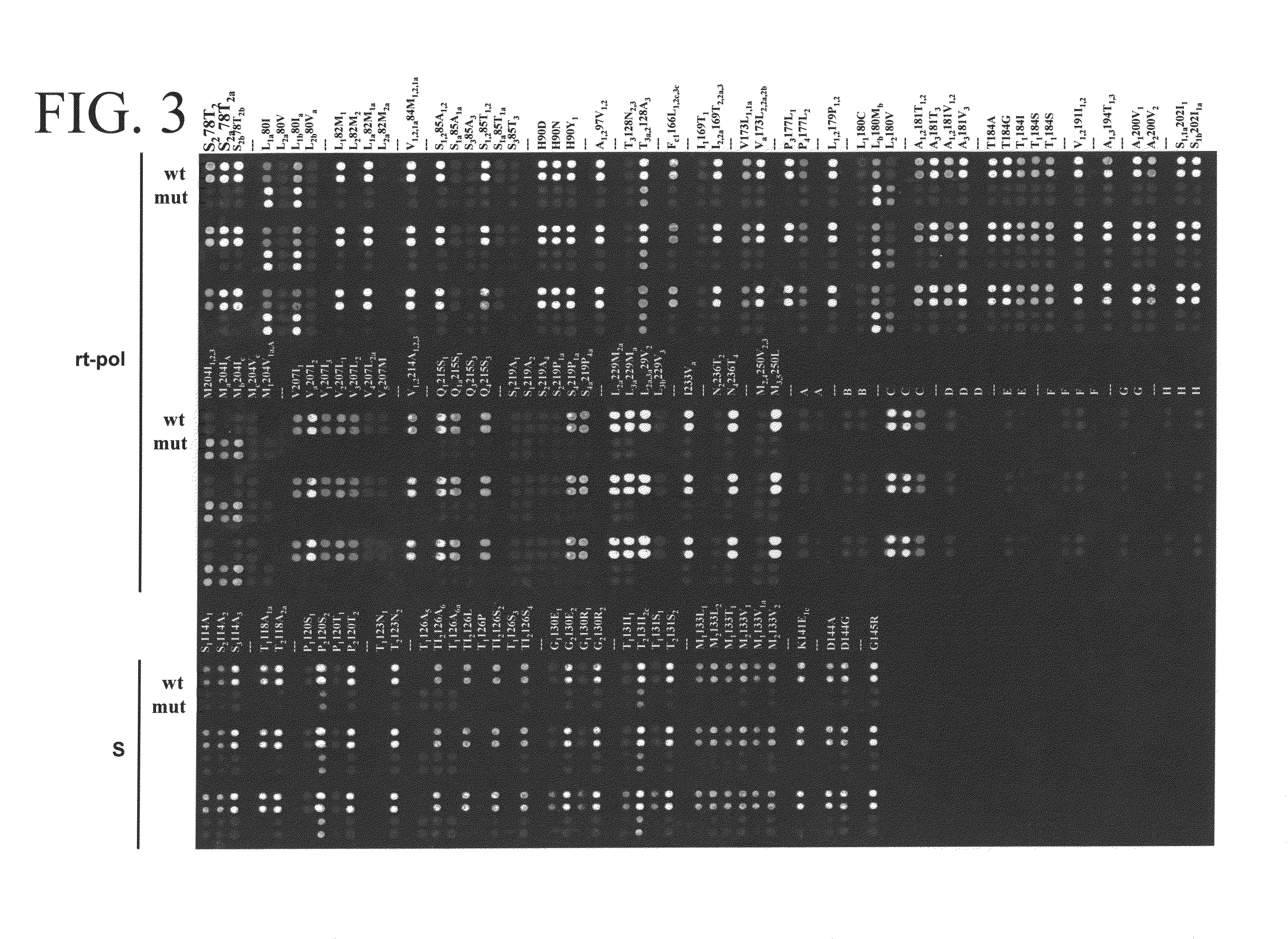 Hepatitis B variants with reduced sensitivity to therapeutic compounds, their detection and uses thereof