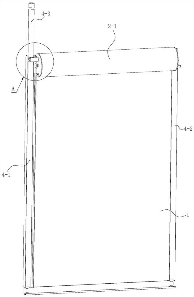 Green system based on photovoltaic curtain wall and implementation method