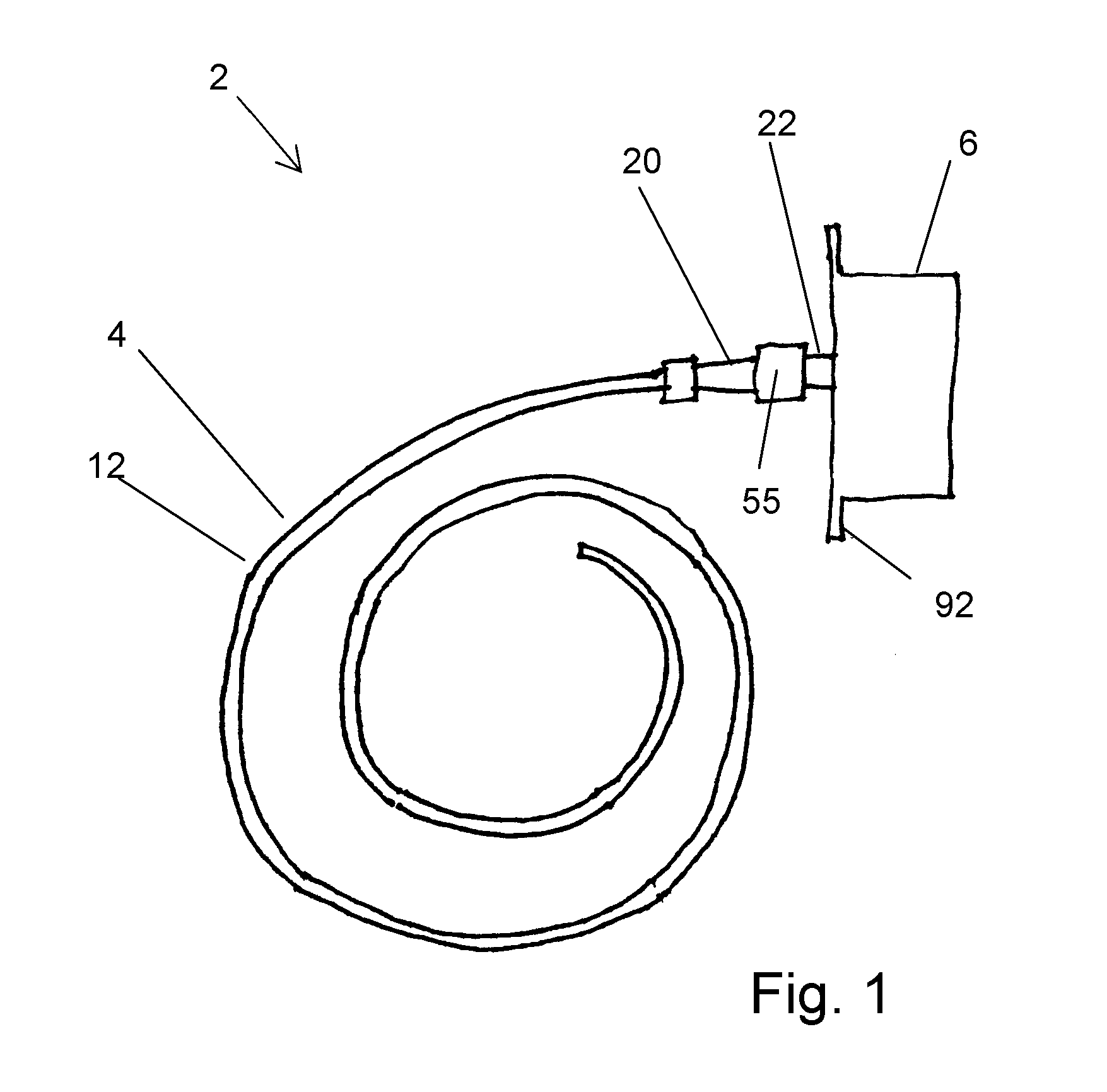 Duct averaging sensor having a connector