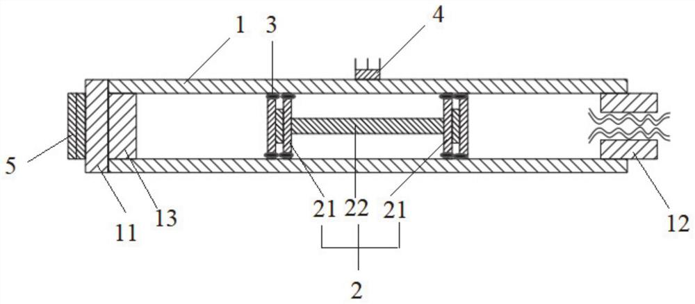 Magnetic liquid micro differential pressure sensor