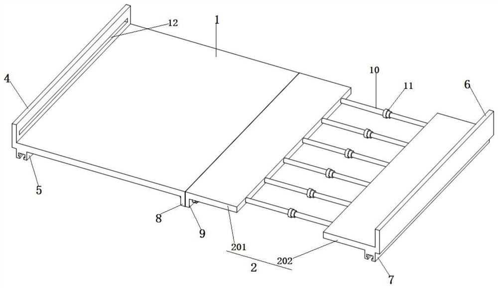 Combined material groove for tea color sorter