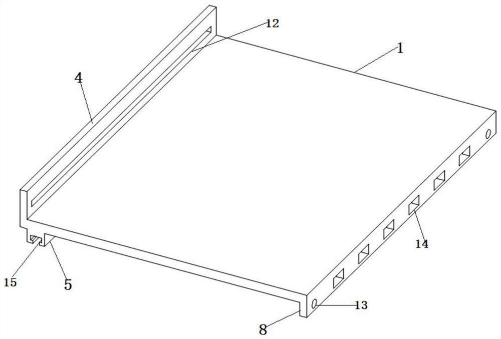 Combined material groove for tea color sorter