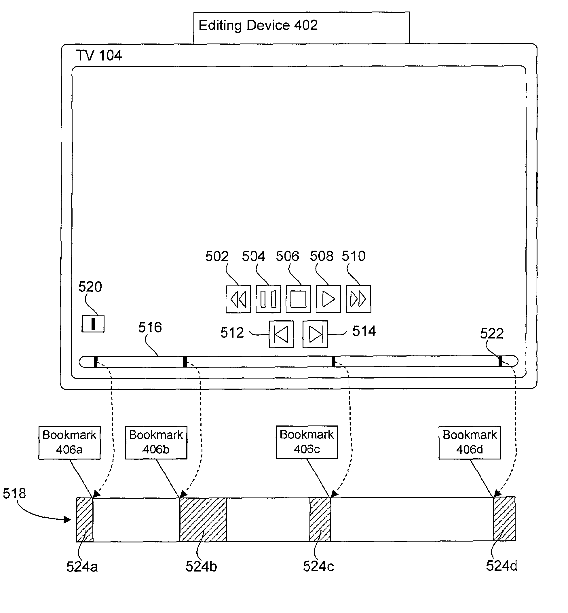 Method and system for distributing personalized editions of media programs using bookmarks