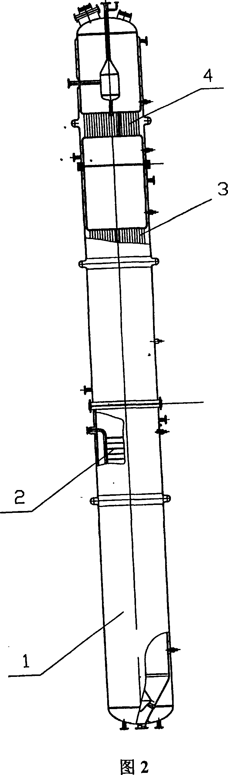 Production technique and equipment for polymerizing polyamide