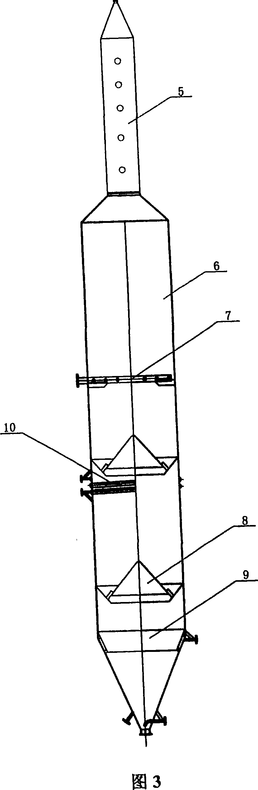 Production technique and equipment for polymerizing polyamide