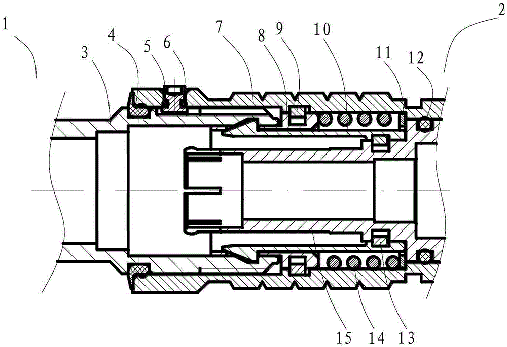 A fast-locked connector