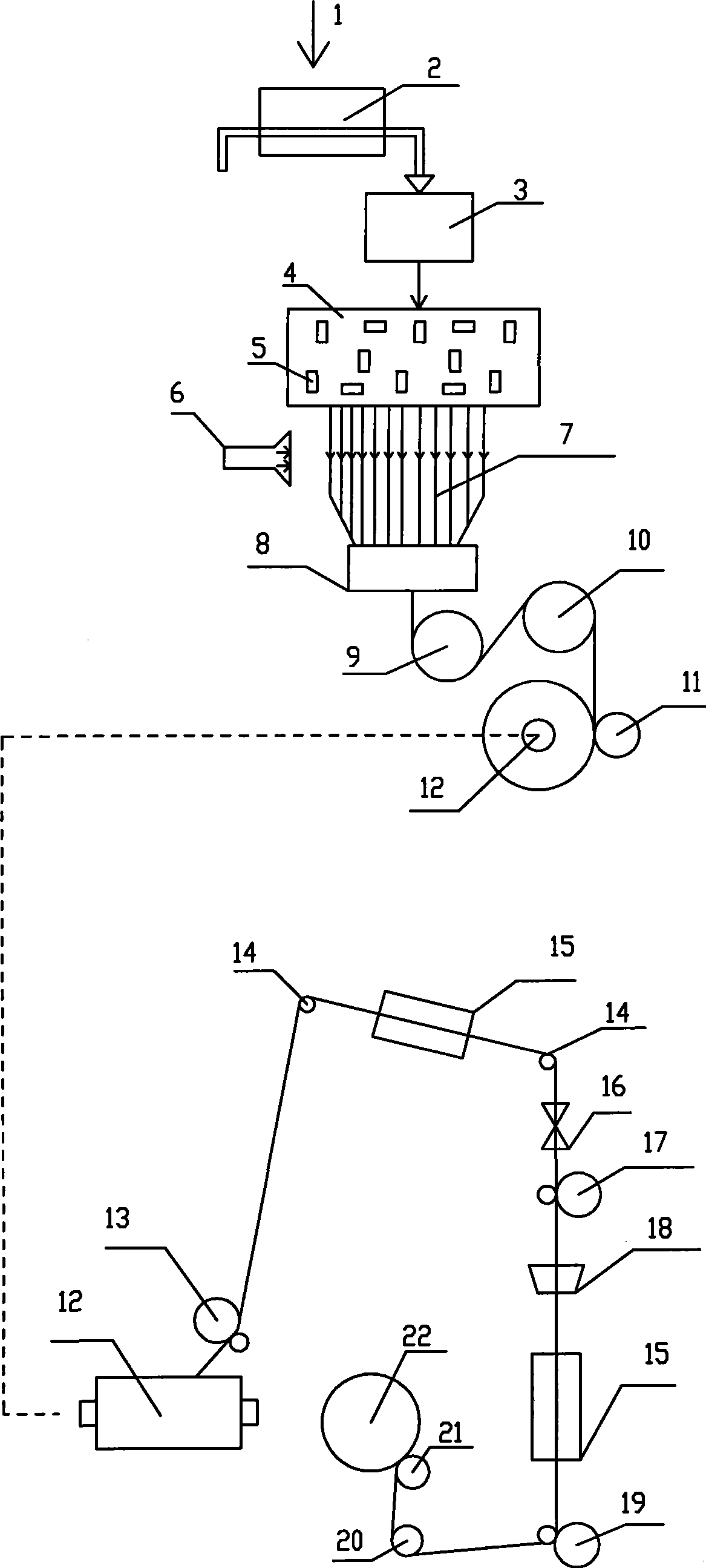 Anti-crumpling terylene woollen blanket and weaving method thereof