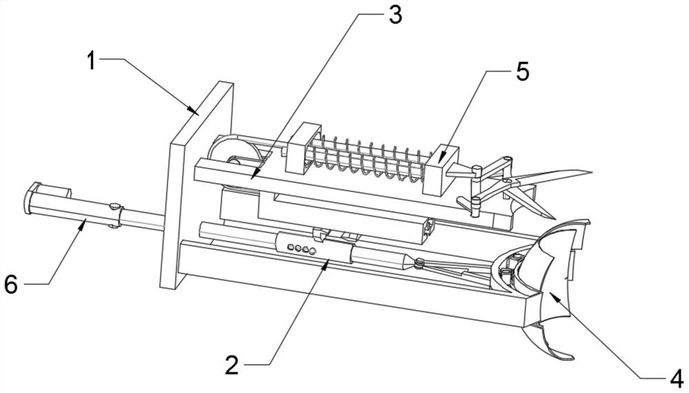 End effector of melon and fruit picking robot