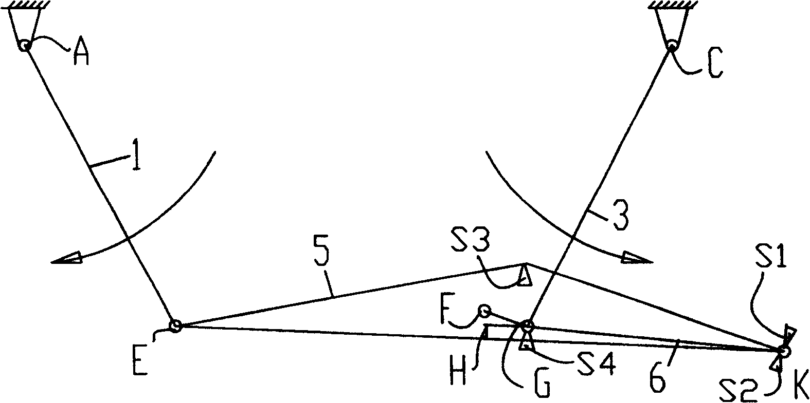 Method and device for opening and closing discharging door