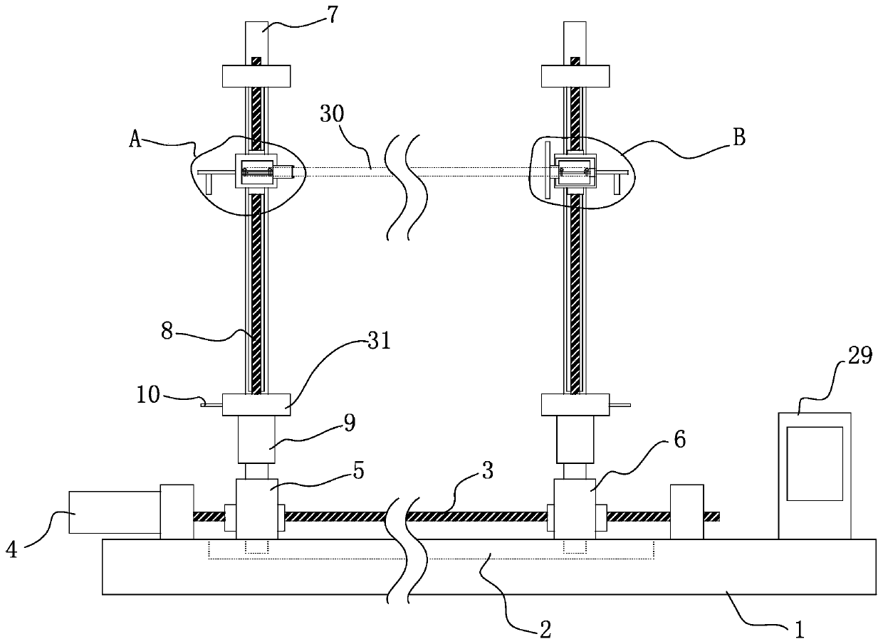 A cable protrusion damage detection device