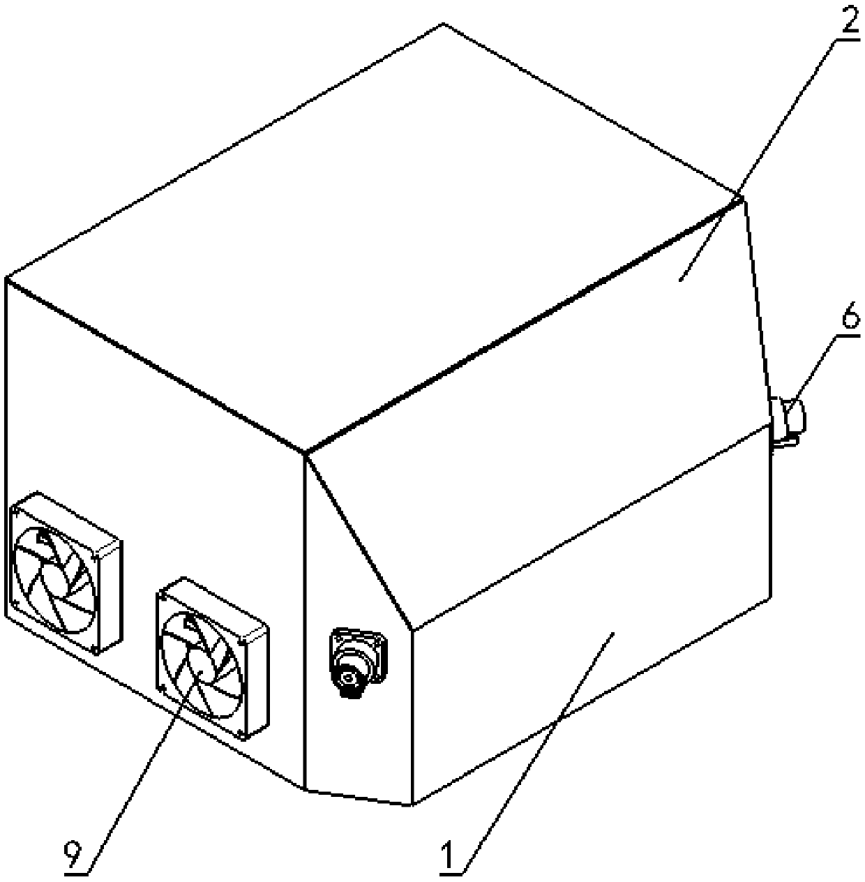 Novel driving battery box for electric vehicle