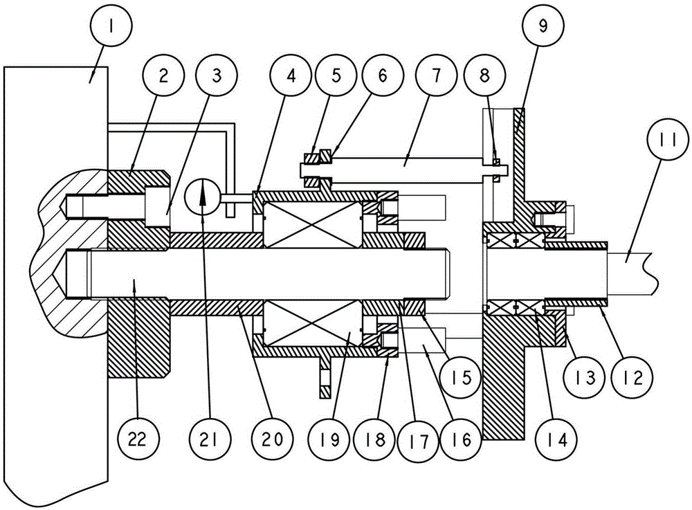 Analog Automobile Hub Bearing Axial Clearance Measuring Device