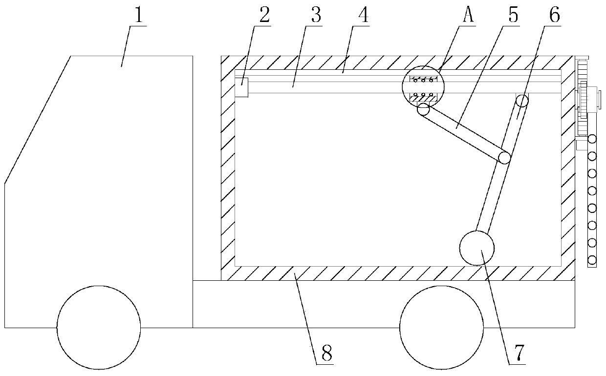 Watering cart with water yield monitoring function