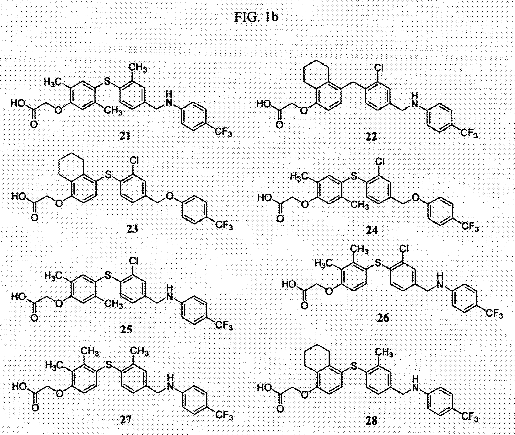 Linked biaryl compounds