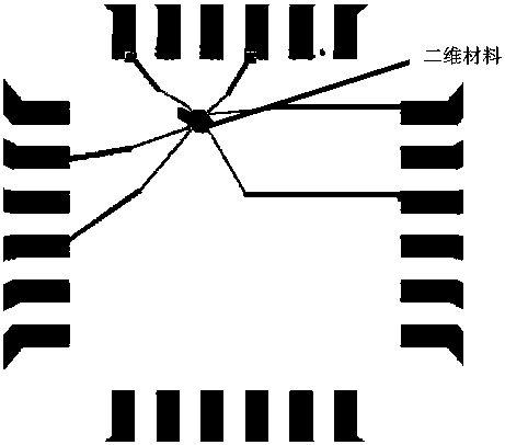 High-precision micro-nano size two-dimensional material electrode preparation method