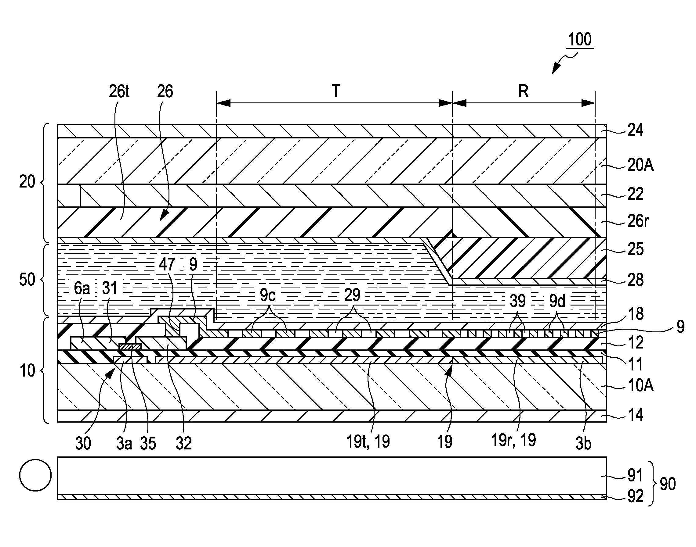 Liquid crystal display and electronic apparatus