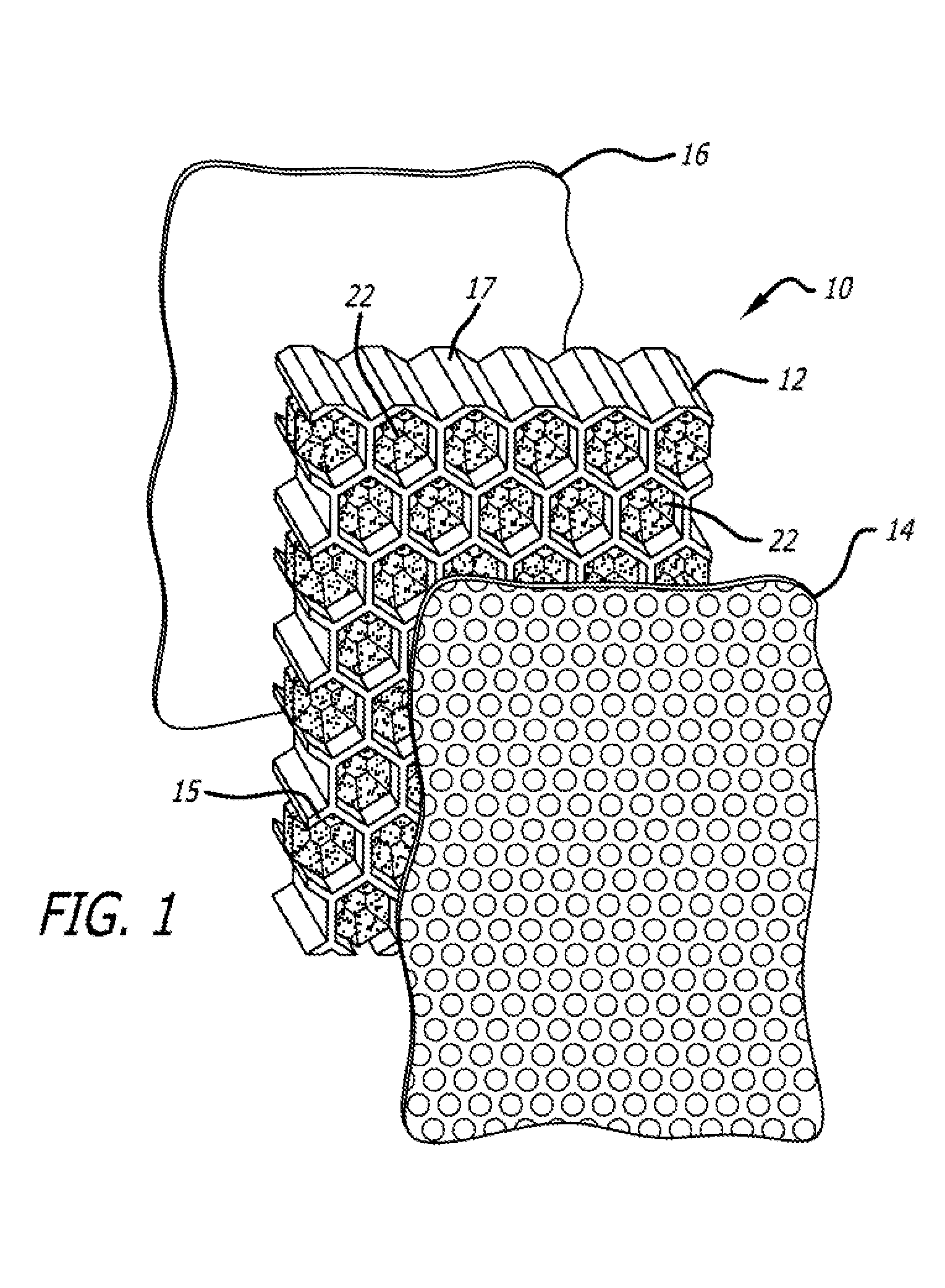 Sound wave guide for use in acoustic structures