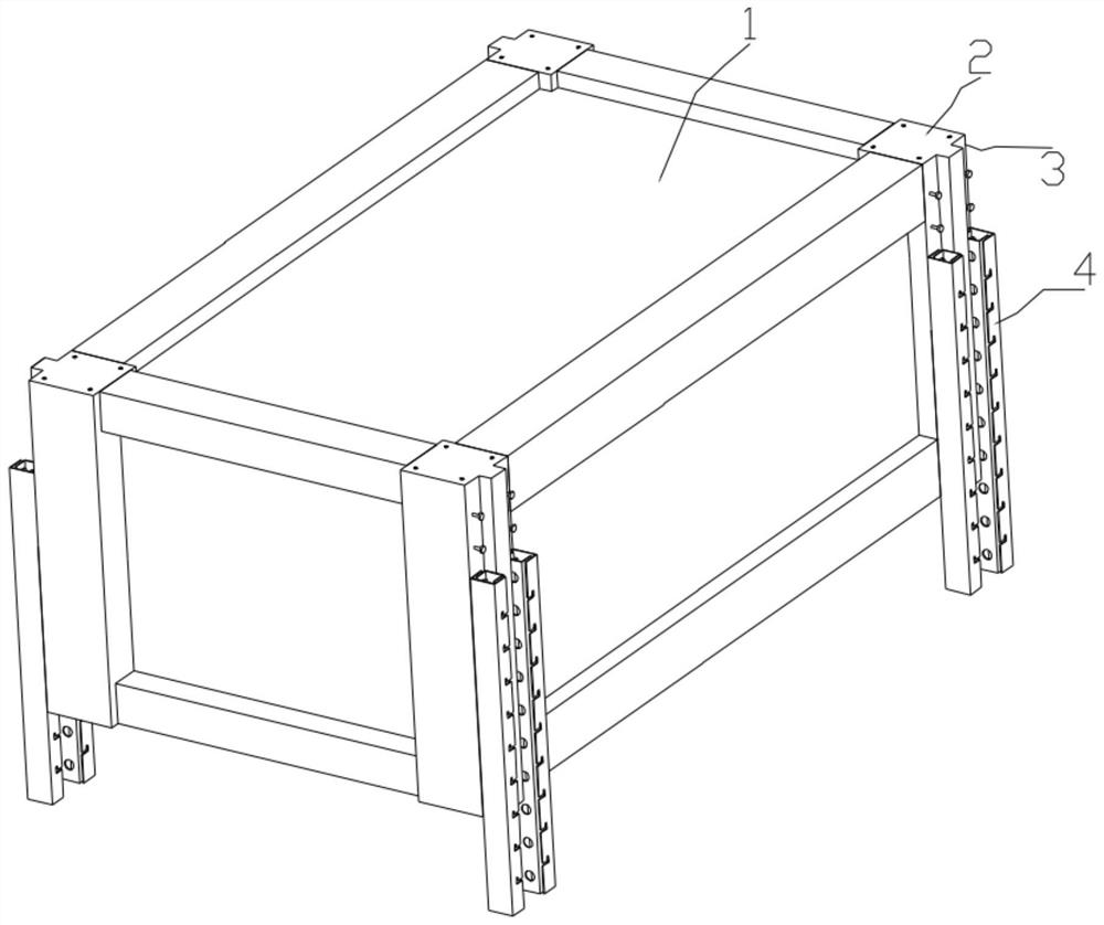 Fabricated steel-concrete structure modular camp house building system