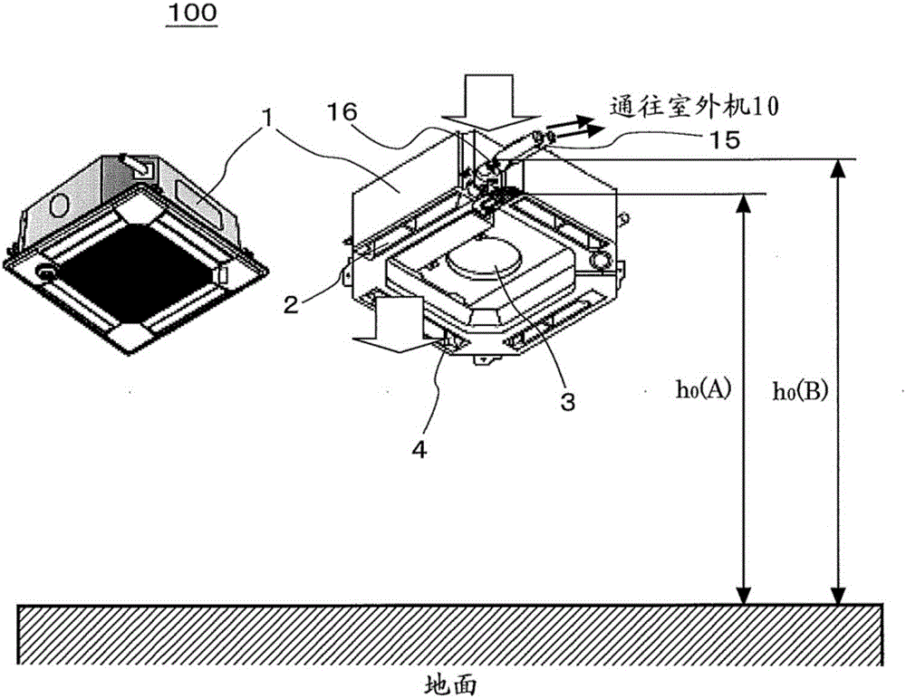 Air-conditioning device and installation method thereof