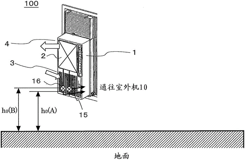 Air-conditioning device and installation method thereof