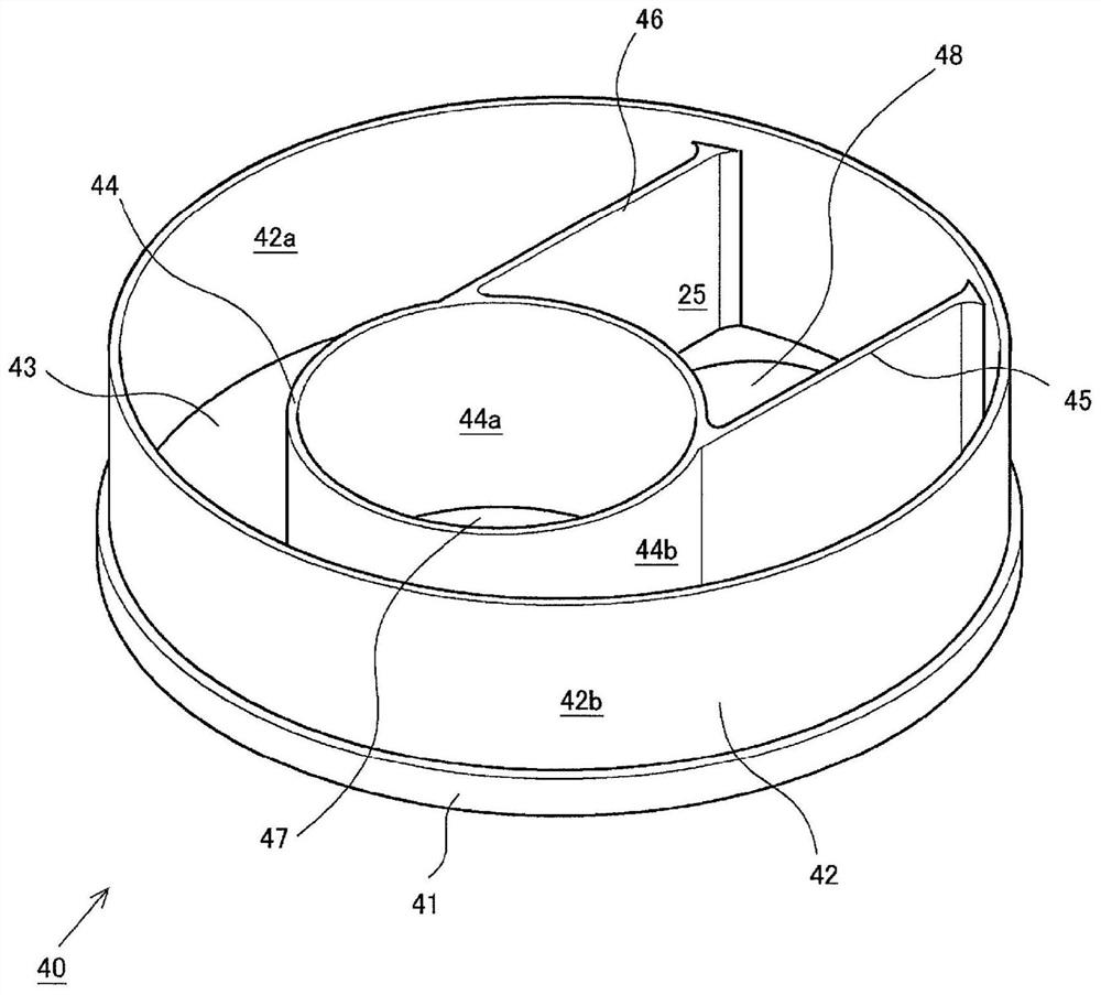 Gas generator, and method of assembling two-stage gas generator