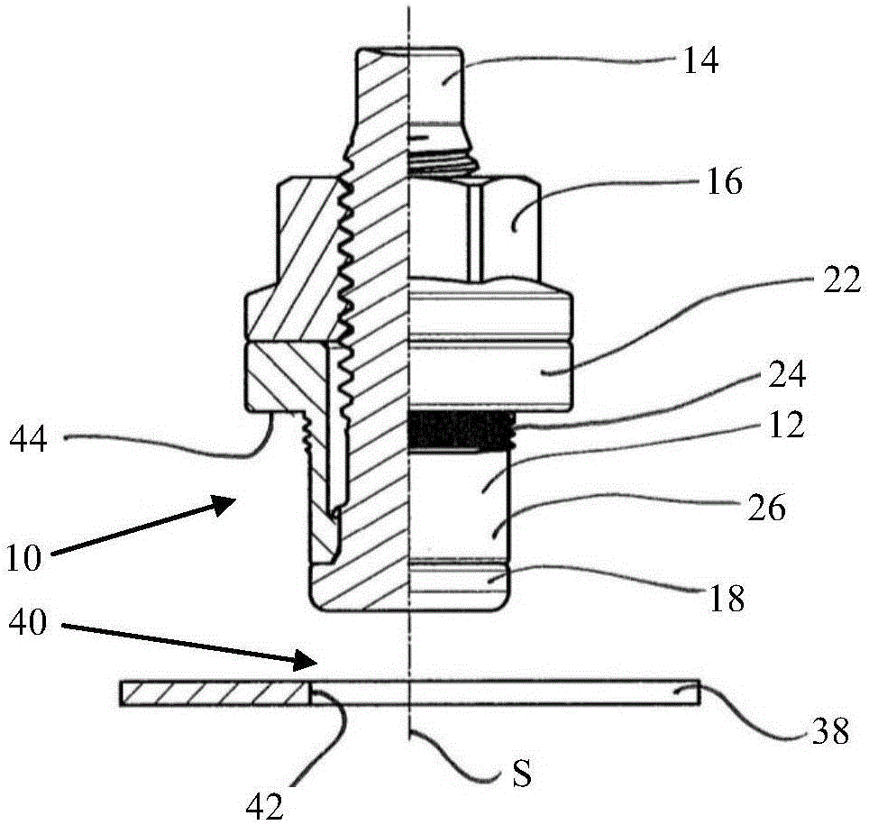 Blind rivet element