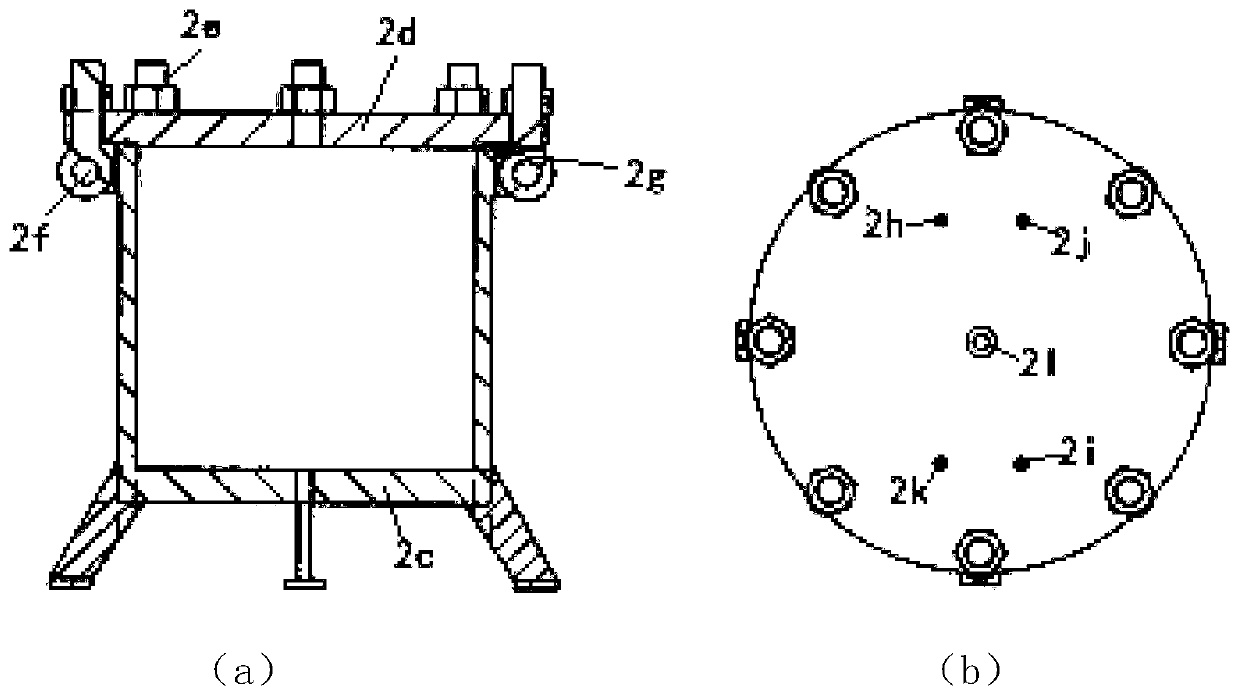 High-pressure valve service life testing device