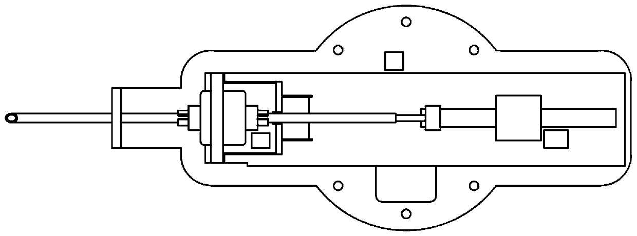 Prostate puncturing mechanism applied to inner part of magnetic resonance imaging machine and working method