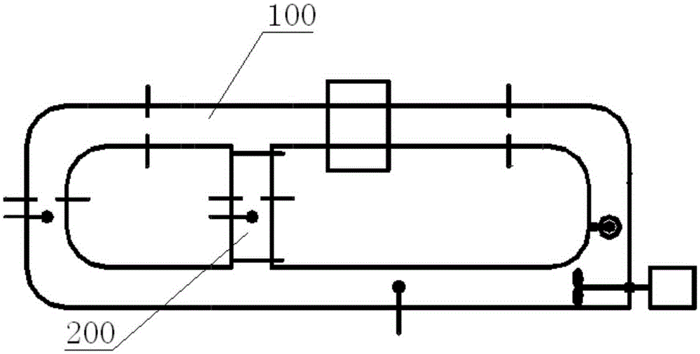 Dust testing experiment system of ventilation flow field