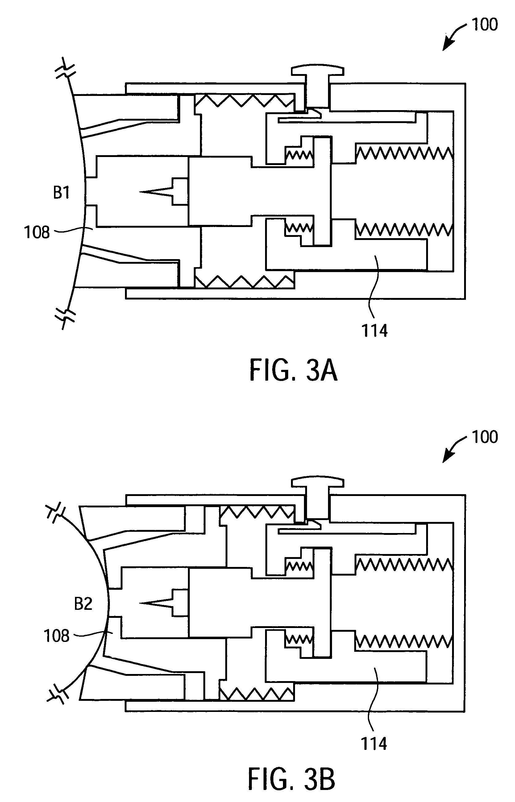 Lancing device with a floating probe for control of penetration depth