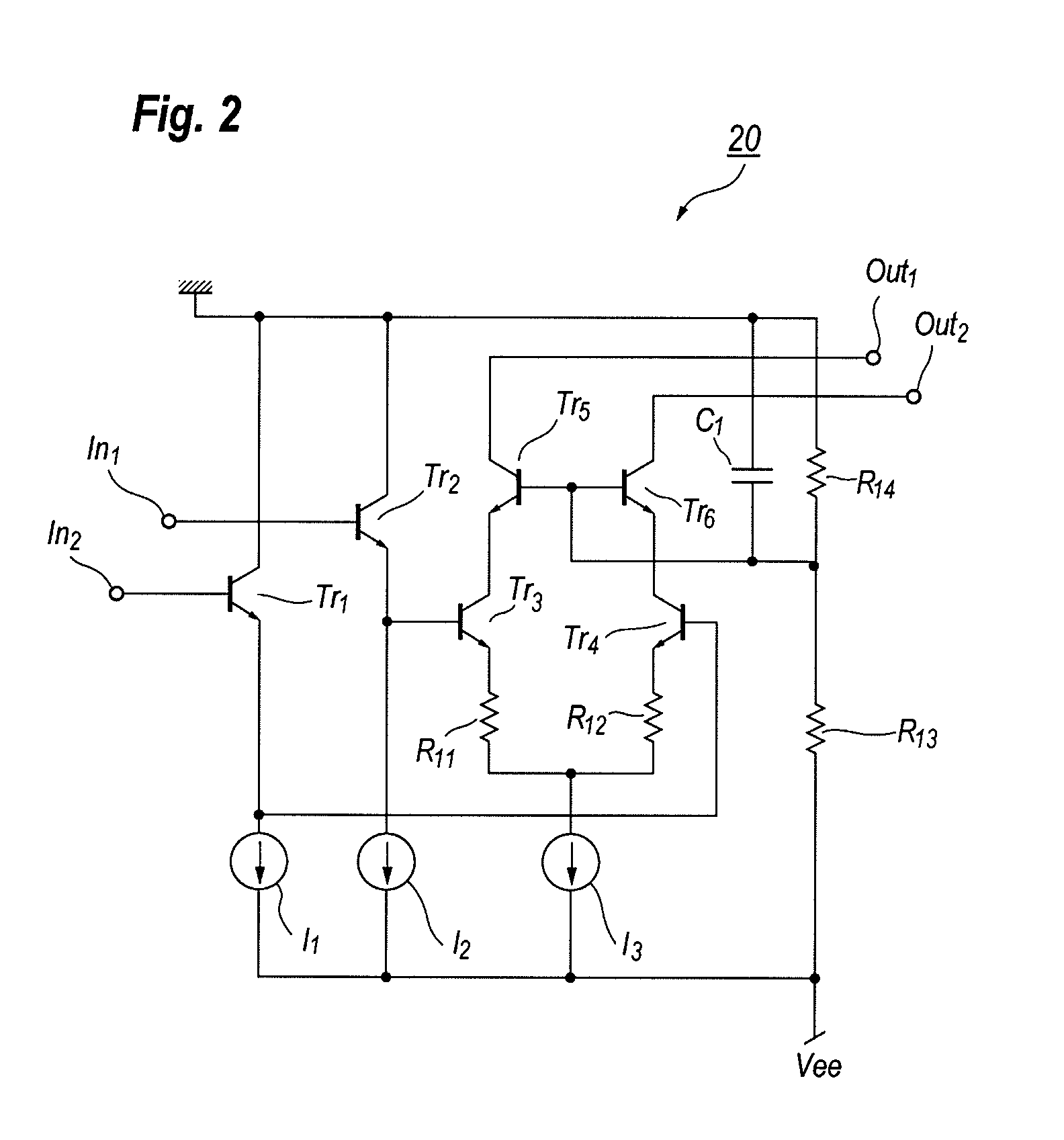 Traveling wave amplifier with pre-emphasis function