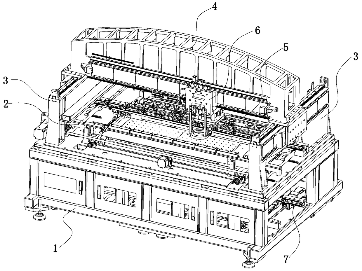 A connector automatic crimping machine, crimping system and crimping process