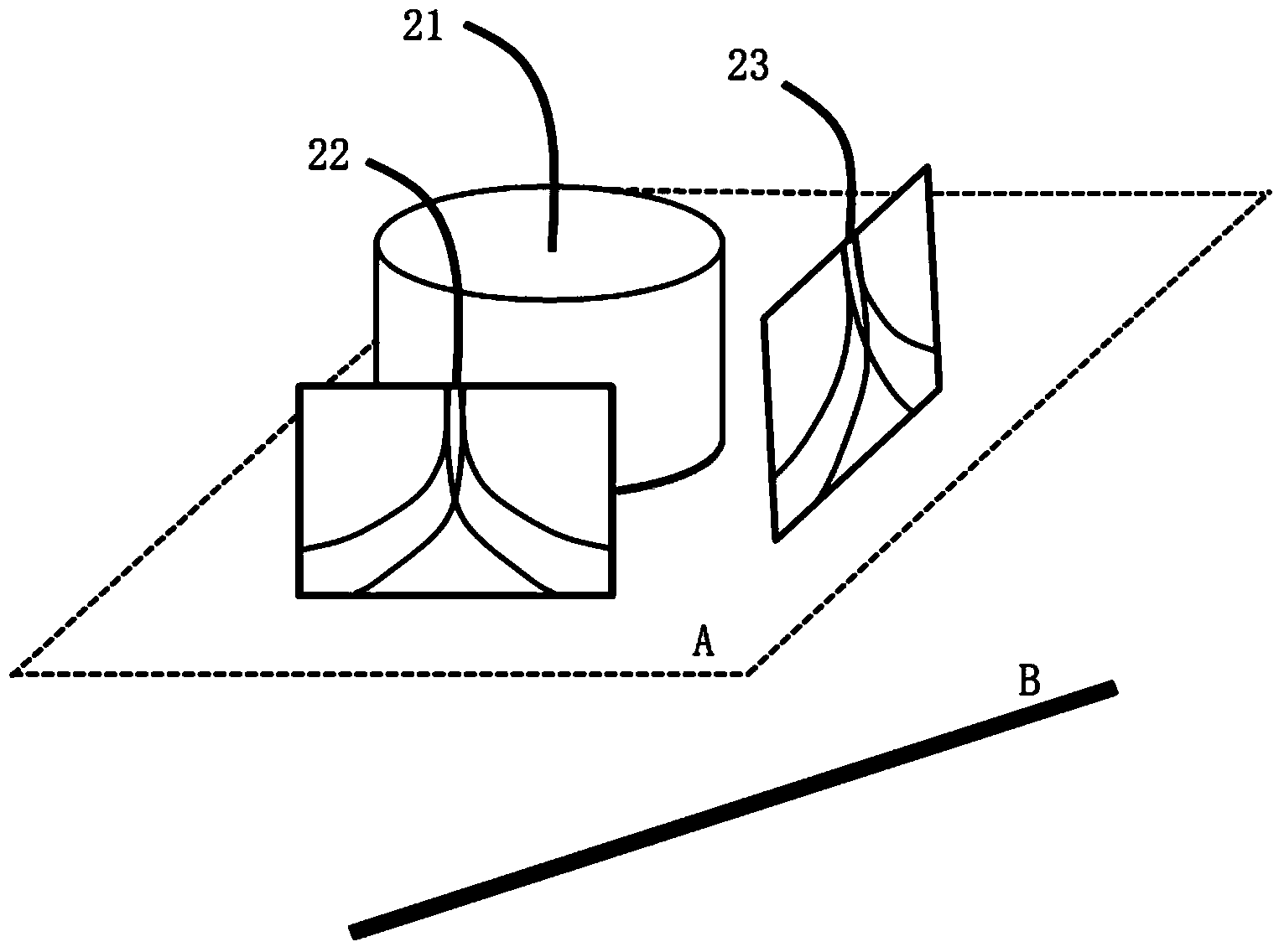 Hybrid polarization double-channel ground penetrating radar system