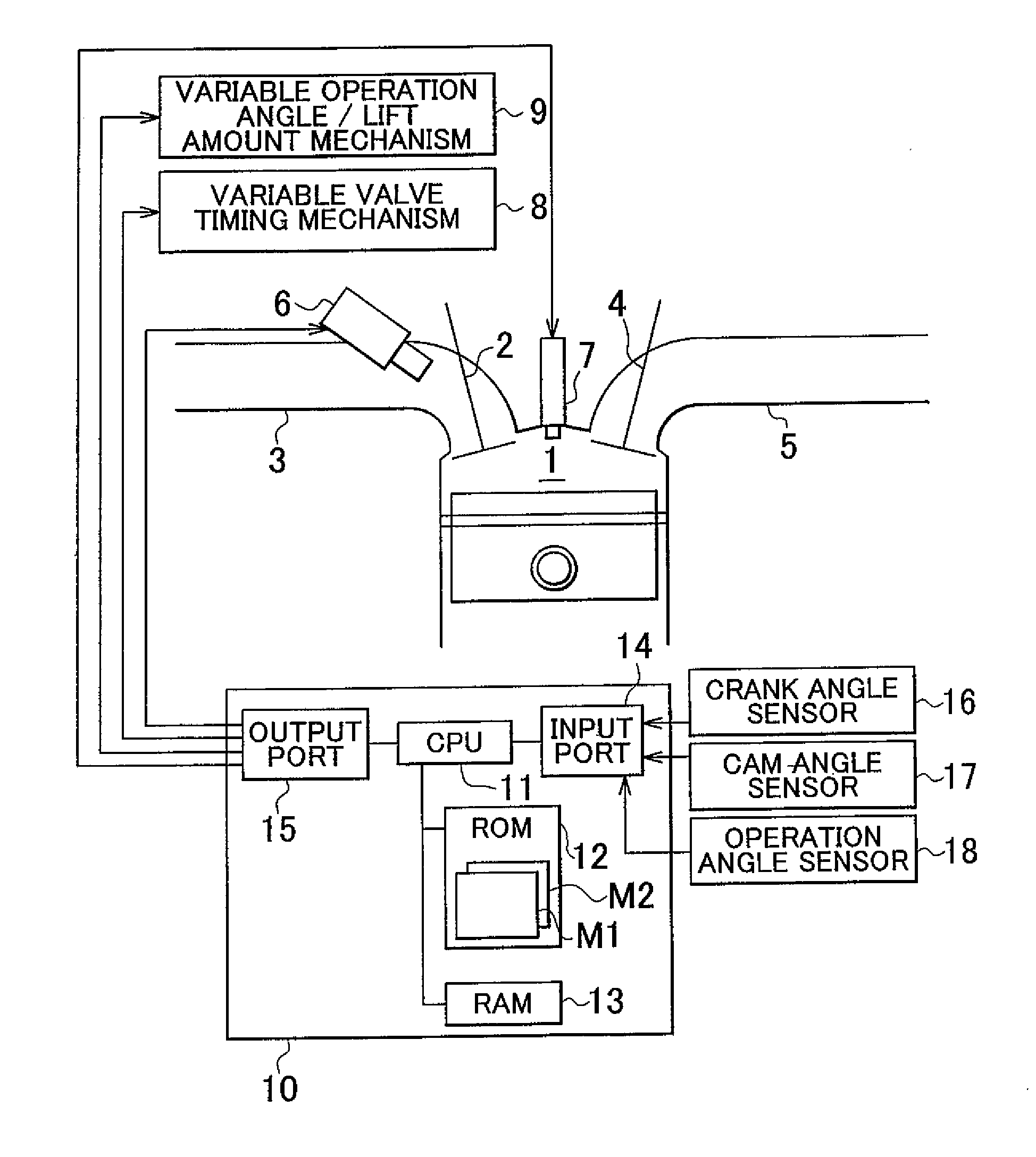 Variable valve system control apparatus