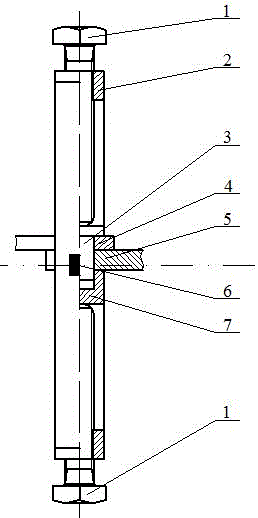 A loading device for precise control of rivet pre-tightening force in riveted structure