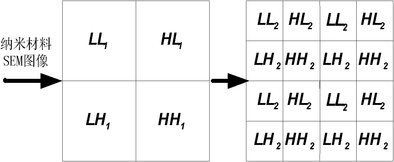 Low-dimensional nano material identification method based on SEM image